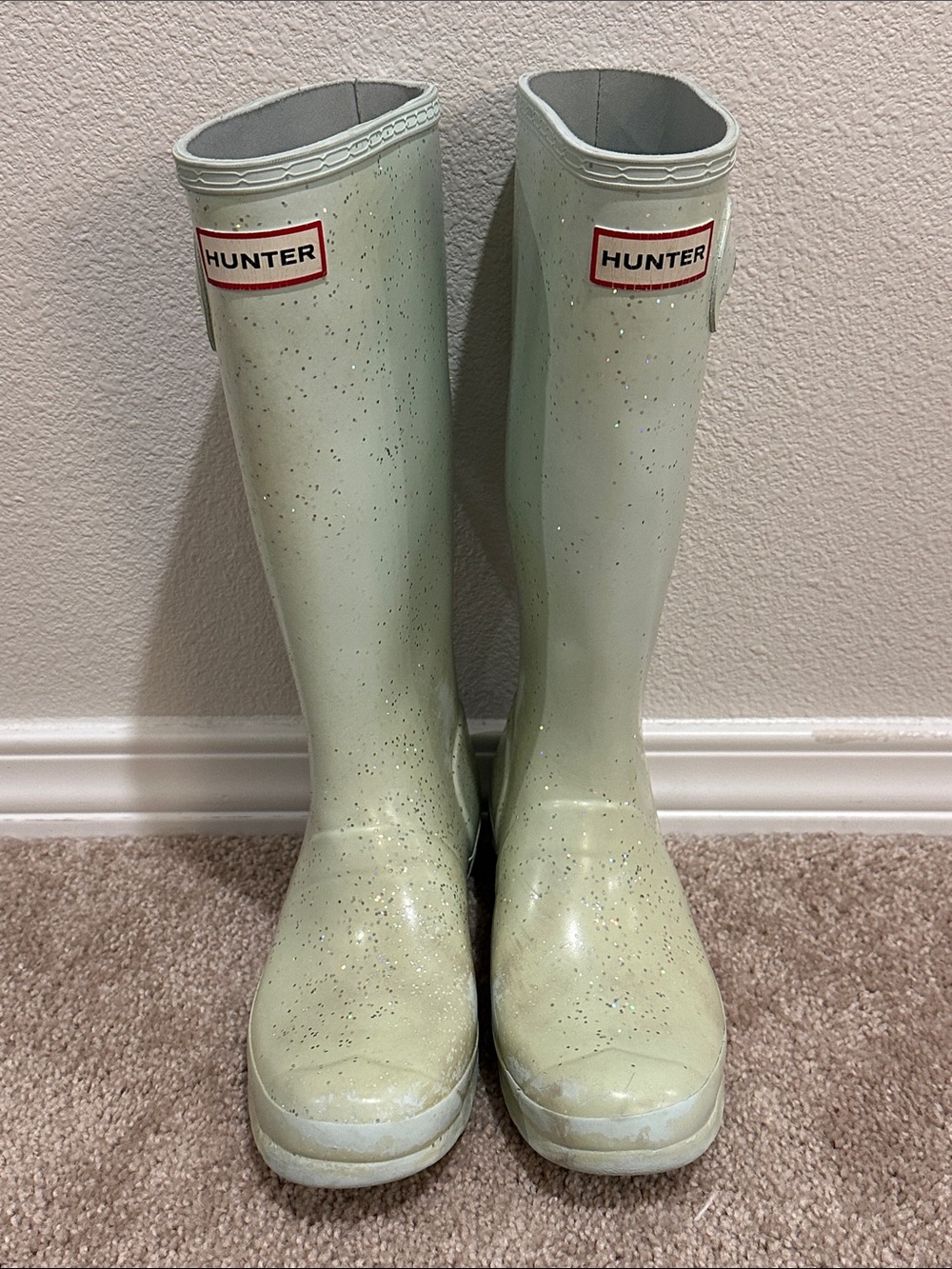 Hunter Kids Giant Glitter Boots